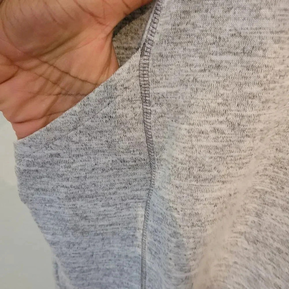 Kuhl Women's Lea Sweater Dress Size M Gray Cotton Long Sleeves Pockets Cowl Neck - Picture 6 of 12